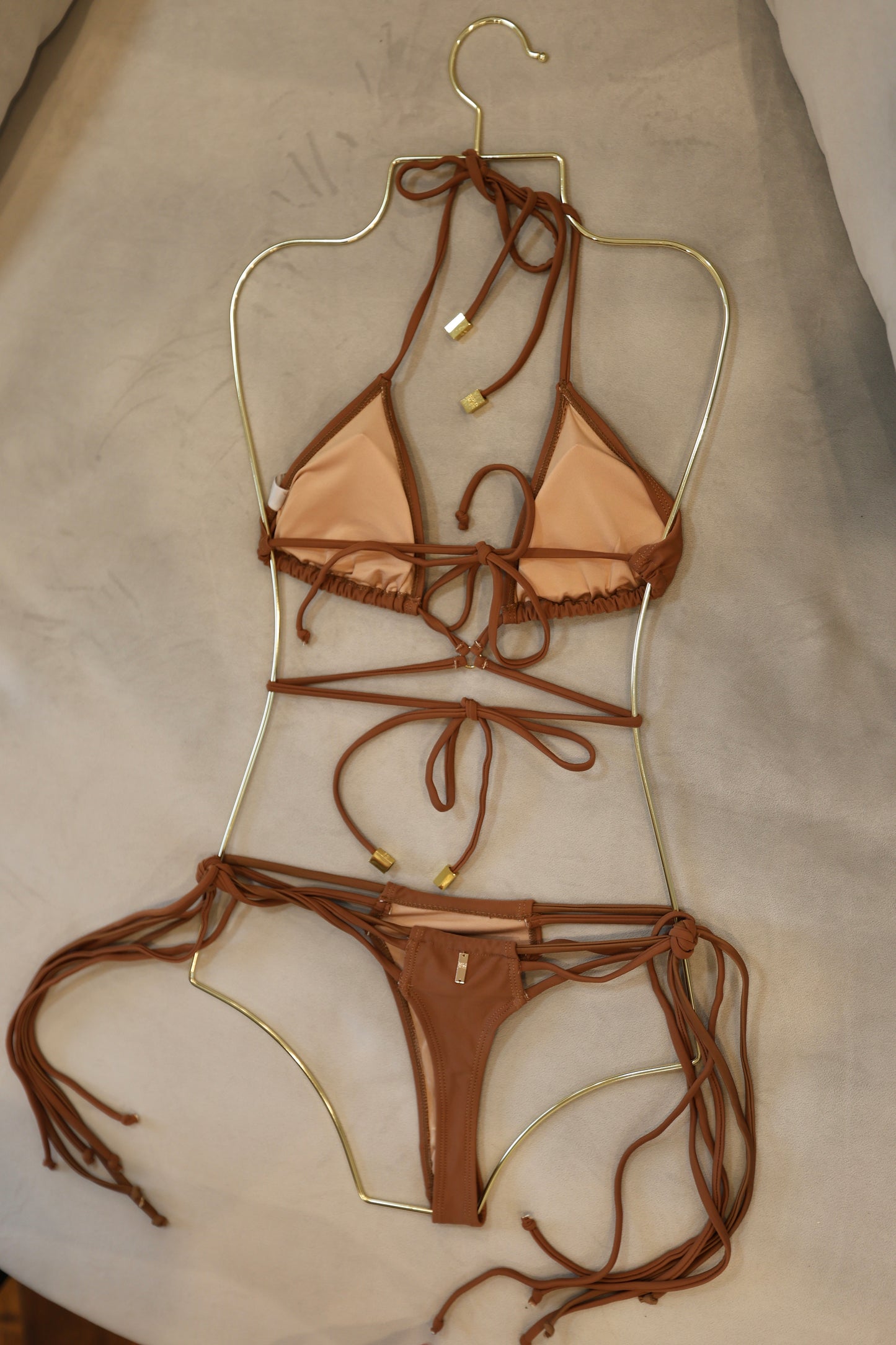 BIANCA strappy tassle bikini set